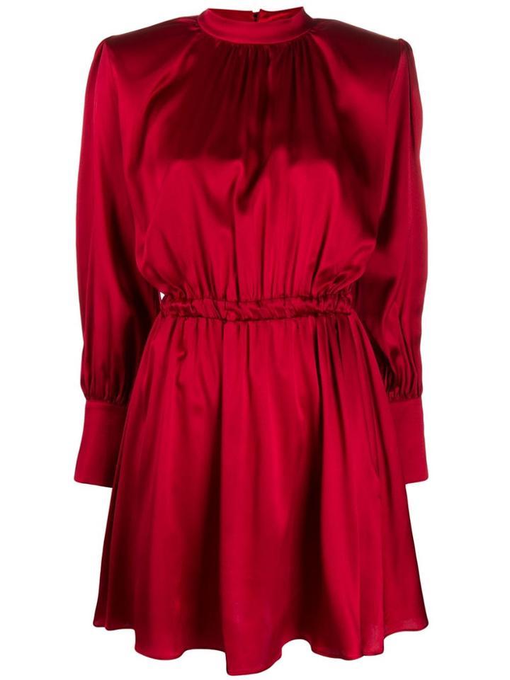 Federica Tosi Fitted Mini Dress - Red