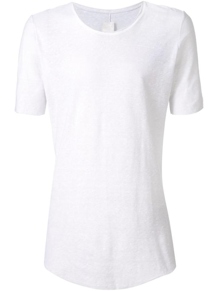 10sei0otto Round Neck T-shirt, Men's, Size: Xxl, White, Cotton