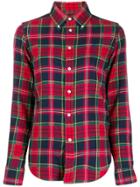 Ralph Lauren Plaid Long-sleeve Shirt - Red