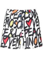 Love Moschino Logo Print Shorts - Multicolour