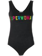 Don't Cry Superwoman Bodysuit - Black