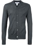 Comme Des Garçons Shirt V-neck Cardigan, Men's, Size: Large, Grey, Wool