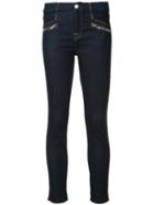 7 For All Mankind Ankle Skinny Jeans, Women's, Size: 25, Blue, Cotton