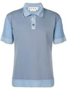 Marni Straight-fit Polo Shirt - Blue