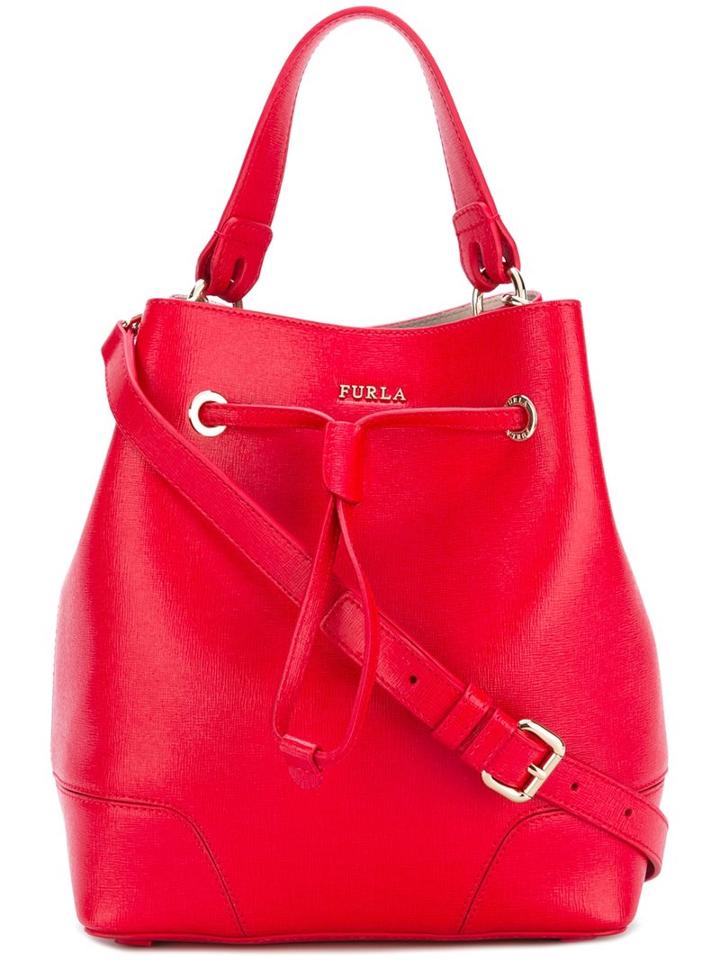 Furla 'stacy' Bucket Tote, Women's, Red