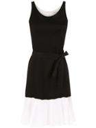 Gloria Coelho Belted Dress - Black