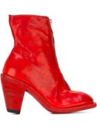 Guidi Zip Up Ankle Boots, Women's, Size: 36, Red, Horse Leather/leather