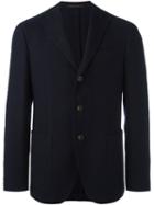 The Gigi Three-button Blazer, Men's, Size: 48, Blue, Cotton/cupro/virgin Wool