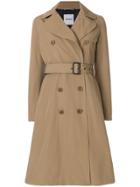 Aspesi Long Sleeved Belted Trench - Brown