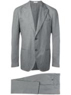 Boglioli Two-piece Suit, Men's, Size: 48, Grey, Cotton/acetate/cupro