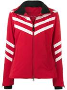 Perfect Moment Chevron Stripe Jacket - Red