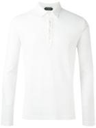Zanone Fitted Polo Shirt - White