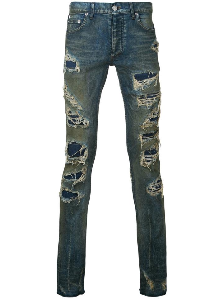Fagassent - Water Super Skinny Jeans - Men - Cotton/polyurethane - 4, Blue, Cotton/polyurethane