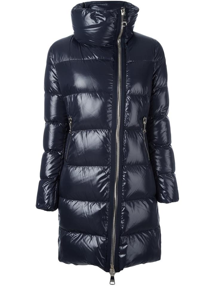 Moncler 'joinville' Padded Coat, Women's, Size: 2, Blue, Polyamide/feather Down