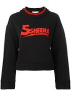 Ssheena Printed Top, Women's, Size: Medium, Black, Cotton