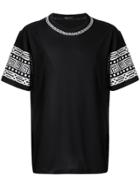 Versace Greca Print T-shirt - Black