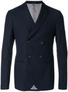 Giorgio Armani Double Breasted Blazer - Blue