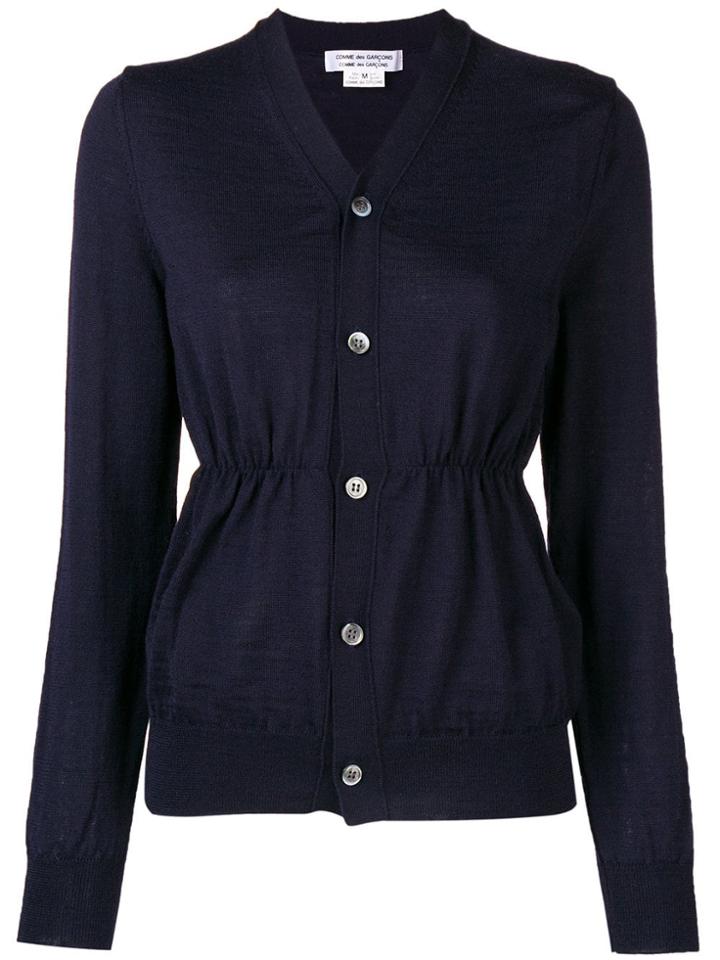Comme Des Garçons Comme Des Garçons V-neck Cardigan - Blue