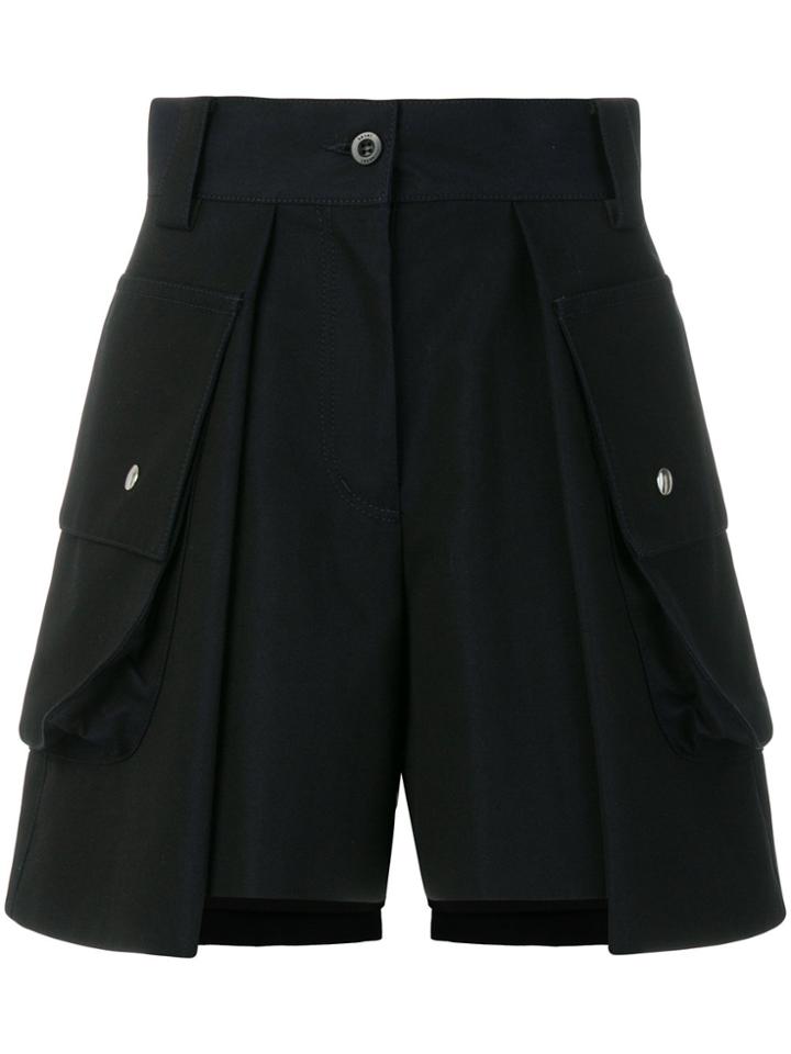 Sacai Side Pocket Shorts - Blue