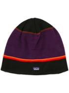 Striped Beanie, Men's, Pink/purple, Polyester, Patagonia