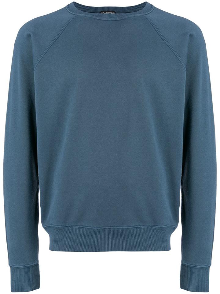 Tom Ford Relaxed-fit Sweatshirt - Blue