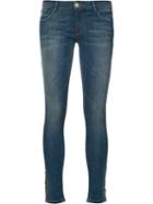 Etienne Marcel - Stretch Cropped Skinny Jeans - Women - Cotton/polyamide/spandex/elastane - 27, Blue, Cotton/polyamide/spandex/elastane