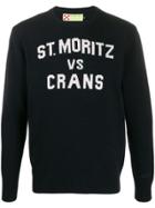 Mc2 Saint Barth Mori Crans Knitted Jumper - Blue