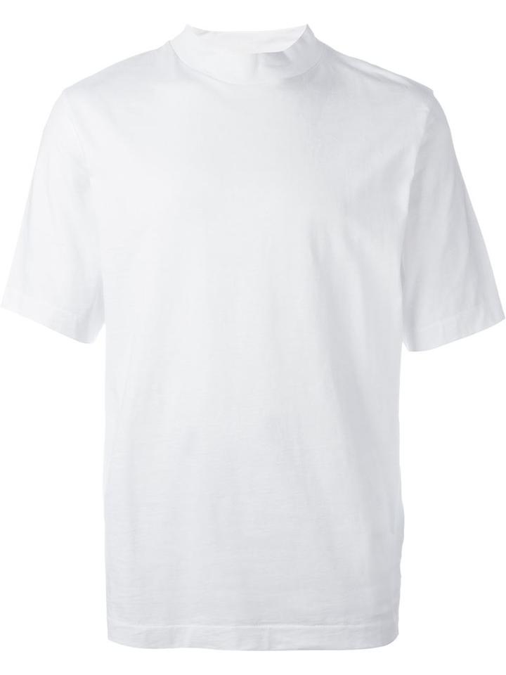 Études Studio Round Neck T-shirt, Men's, Size: S, White, Cotton