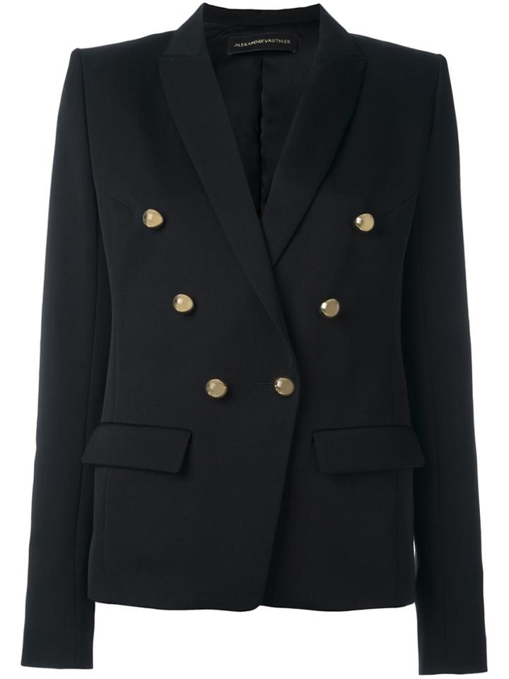 Alexandre Vauthier Double Breasted Blazer - Black