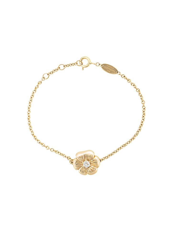 Aurelie Bidermann Floral Topaz Bracelet - Metallic