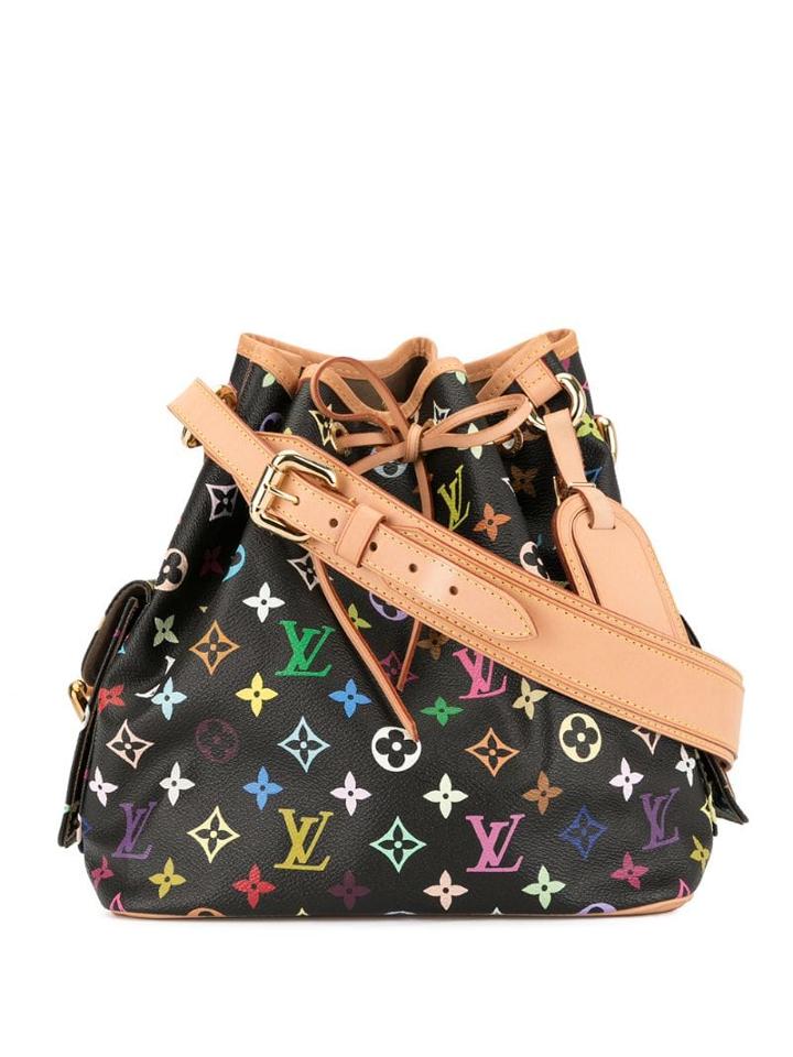 Louis Vuitton Pre-owned Petit Noe Drawstring Shoulder Bag - Black