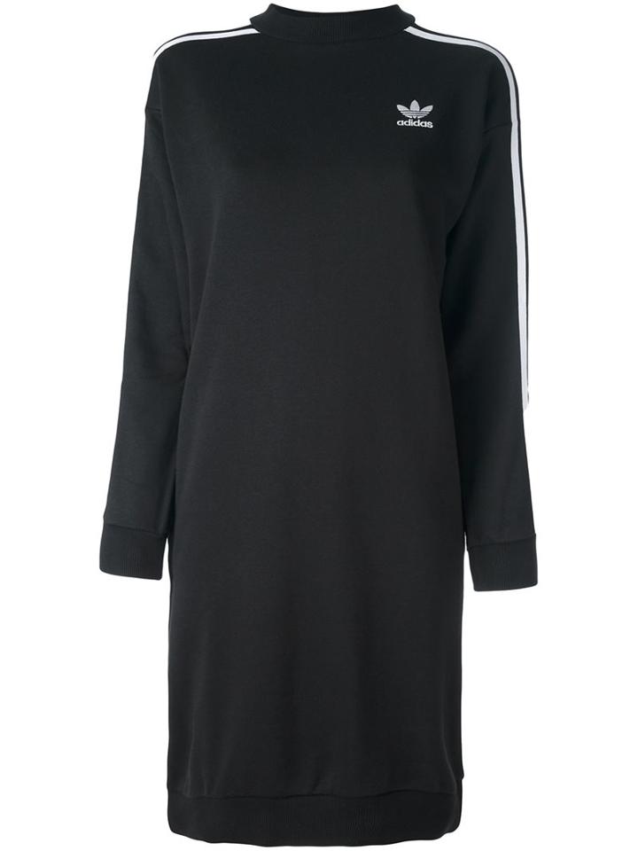 Adidas Originals Three Stripe Sweatshirt Dress