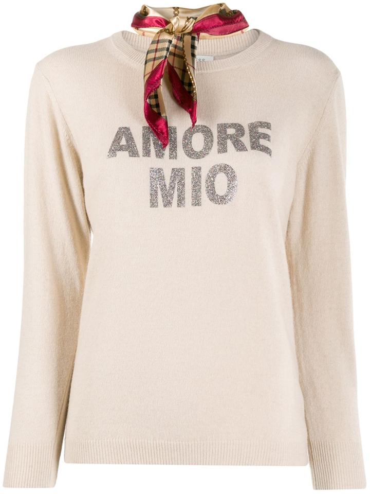 5 Progress Amore Mio Knitted Jumper - Neutrals