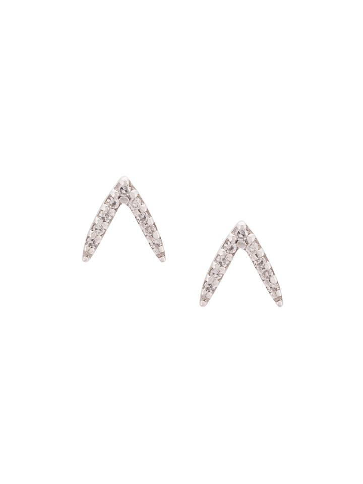 Zofia Day Dash Stud Earrings - Metallic