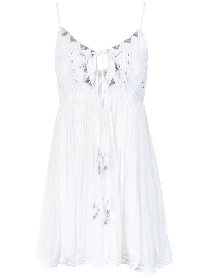 Cecilia Prado Germana Embroidered Dress - White