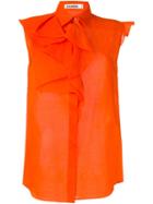 Jil Sander Ruffled Placket Shirt