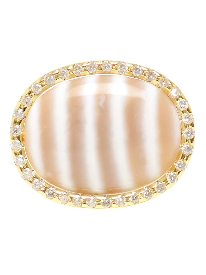 Kimberly Mcdonald Chalcedony And Diamond Ring - White