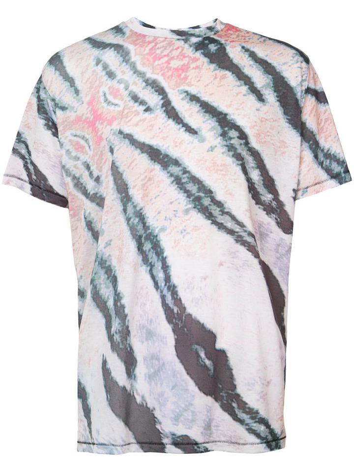 Baja East - Printed T-shirt - Men - Cotton/polyester - 4, White, Cotton/polyester