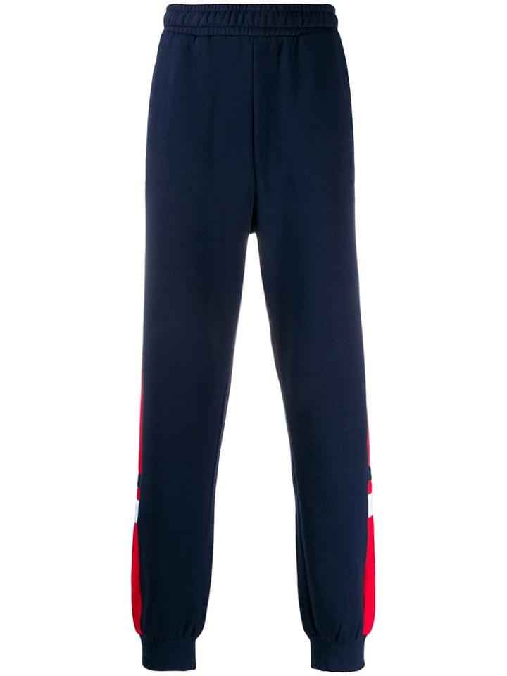 Fila Contrasting Panel Track Pants - Blue