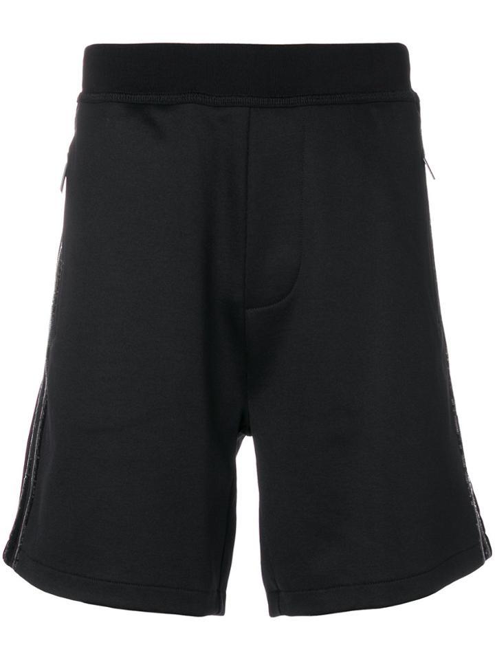 Dsquared2 Sequin Detail Track Shorts - Black