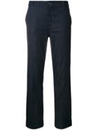 Tory Burch Etta Cuffed Trousers - Blue
