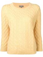 N.peal Cable Knit Sweater - Yellow