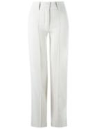 Gloria Coelho Straight Leg Trousers, Women's, Size: 38, Nude/neutrals, Polyester