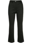 H Beauty & Youth Bootcut Cropped Trousers - Black