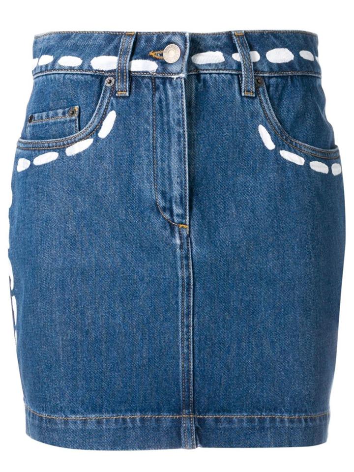 Moschino Denim Mini Skirt - Blue