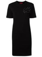 Mcq Alexander Mcqueen - Swallow Signature T-shirt Dress - Women - Cotton - Xs, Women's, Black, Cotton