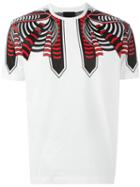 Les Hommes Shoulder Print T-shirt, Men's, Size: Small, White, Cotton