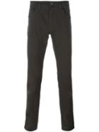 Dolce & Gabbana Skinny Trousers, Men's, Size: 50, Green, Cotton/spandex/elastane