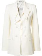Maison Margiela Deconstructed Lapel Blazer - White