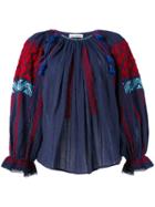 Ulla Johnson Embroidered Top - Blue